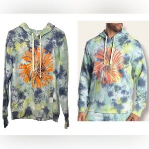 True Religion Something Kinda Wild Tie Dye Hoodie Sweatshirt Men’s Size Medium